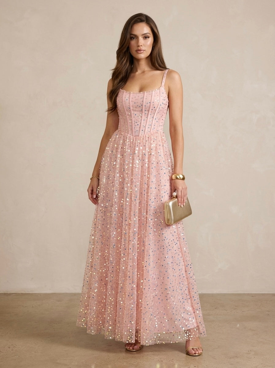 Vestido de fiesta de lentejuelas