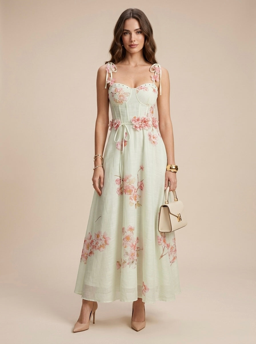 Vestido con flores