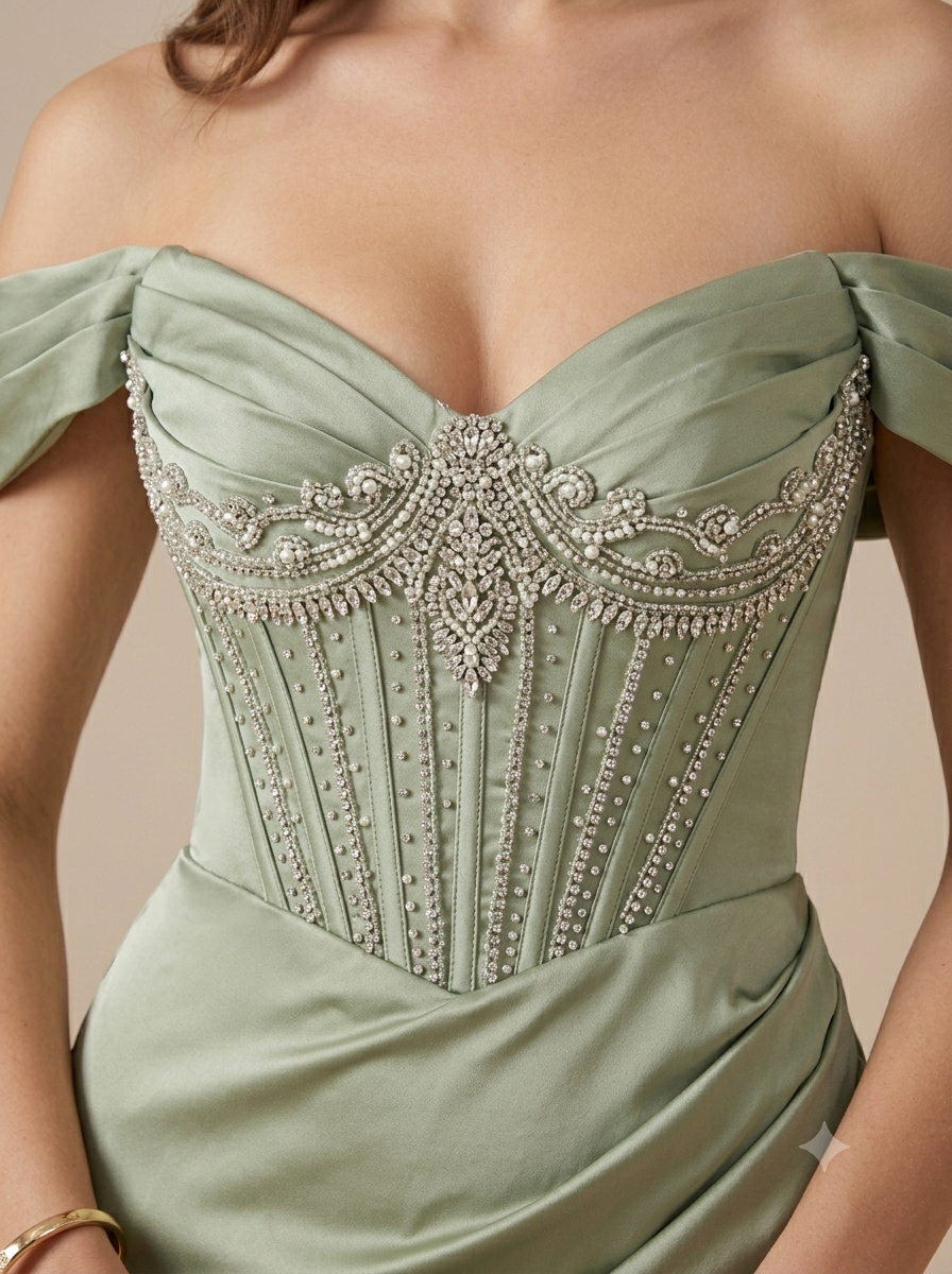 Vestido de fiesta plus