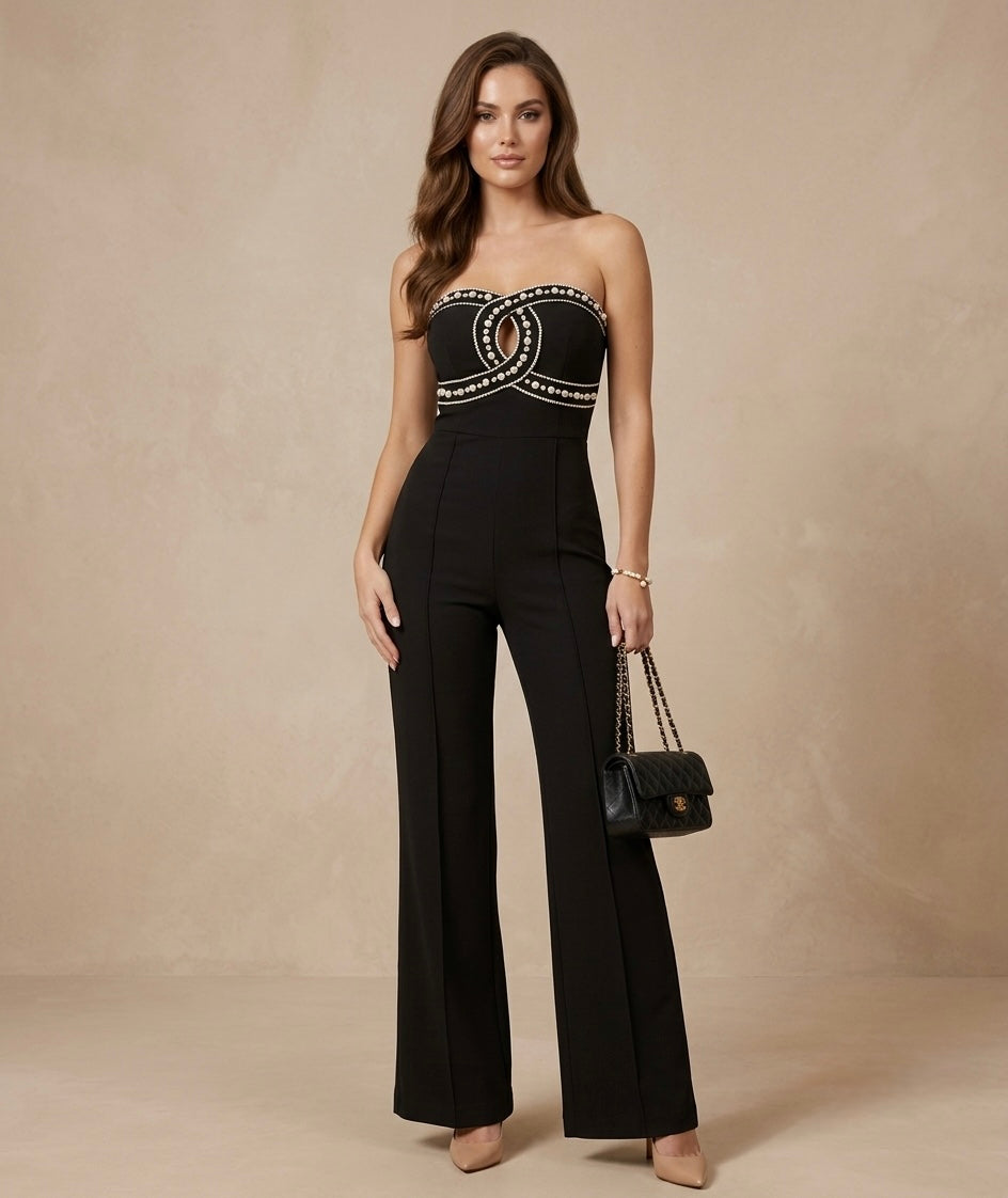 Palazzo strapless