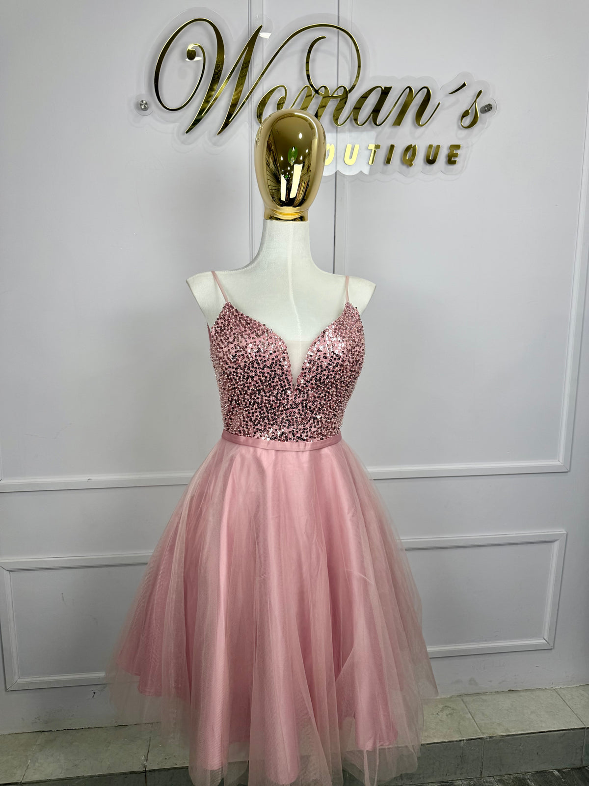 Vestido Carmelia Rosa