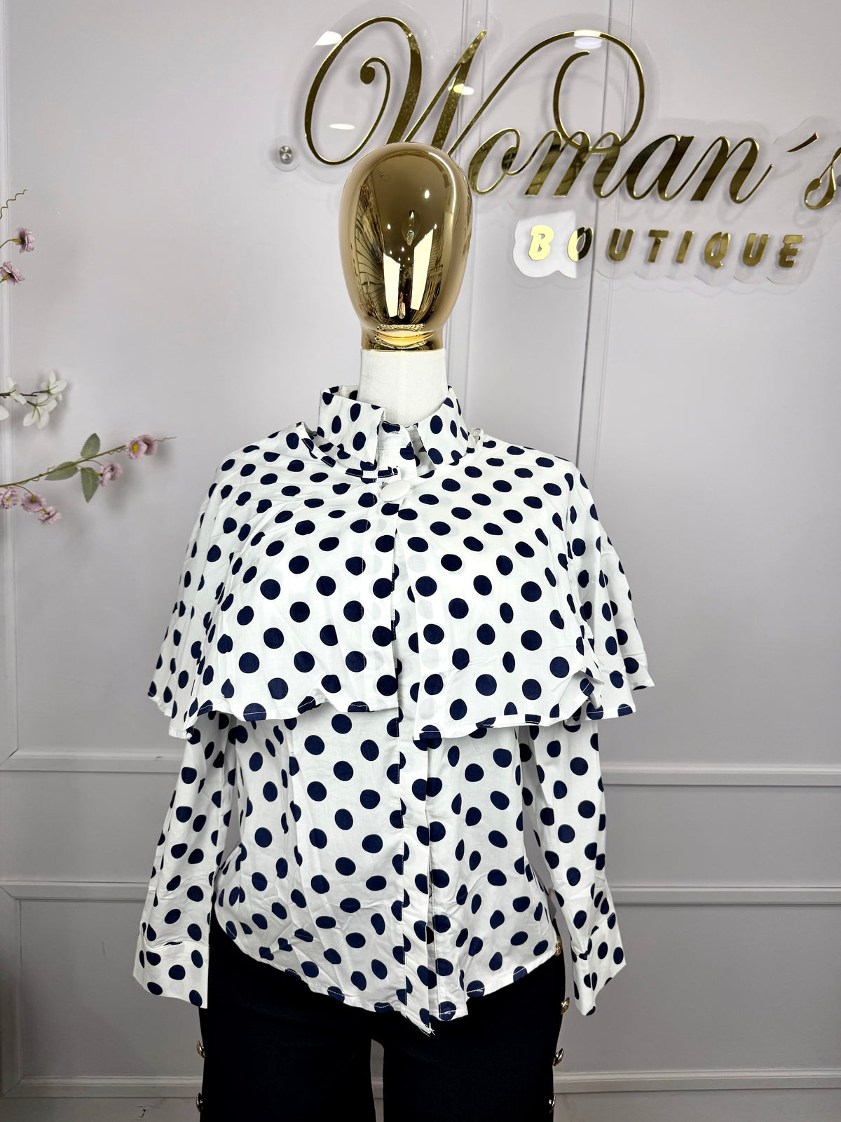 Blusa capa Polka