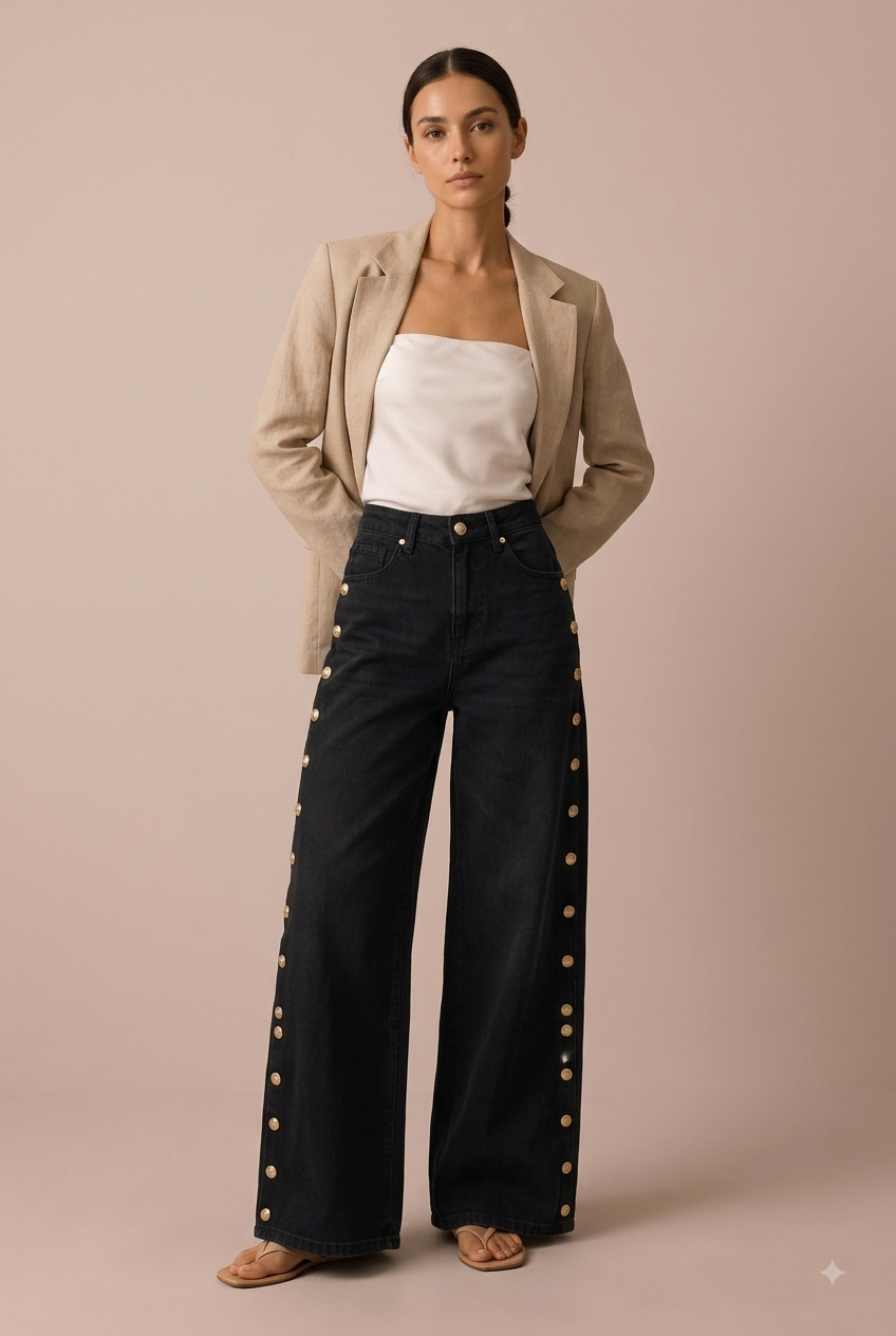 Jeans Carmen negro