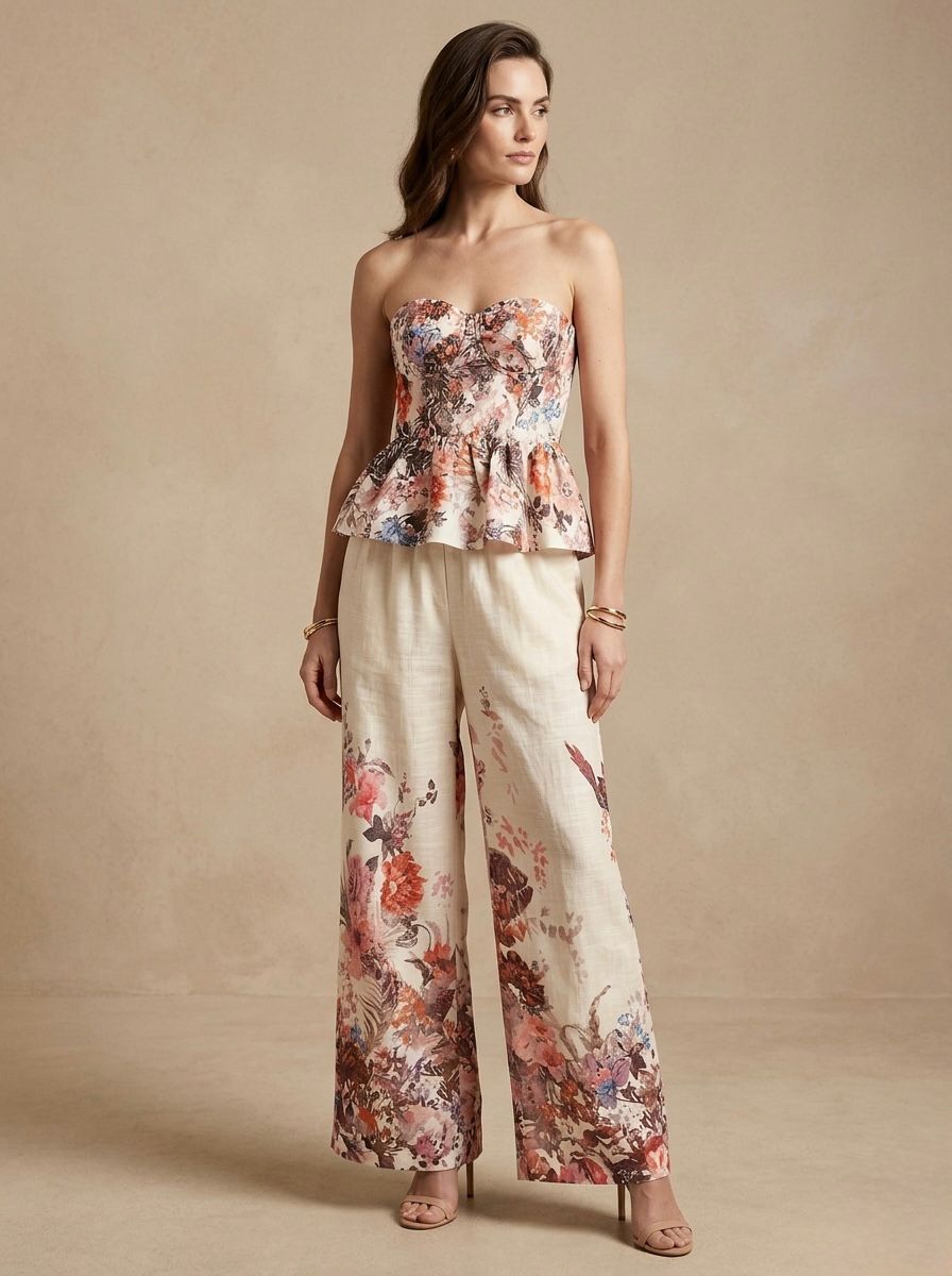 Conjunto de top y pantalón