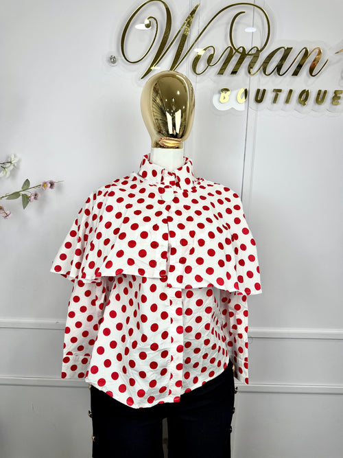 Blusa capa Polka