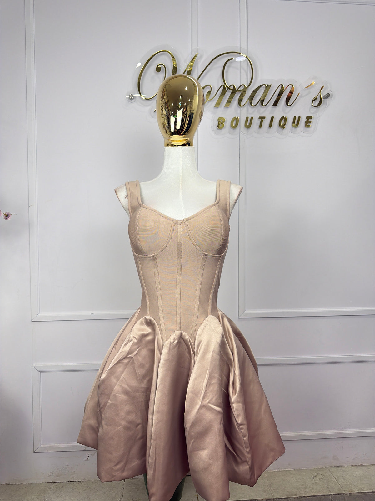 Vestido camel DS054