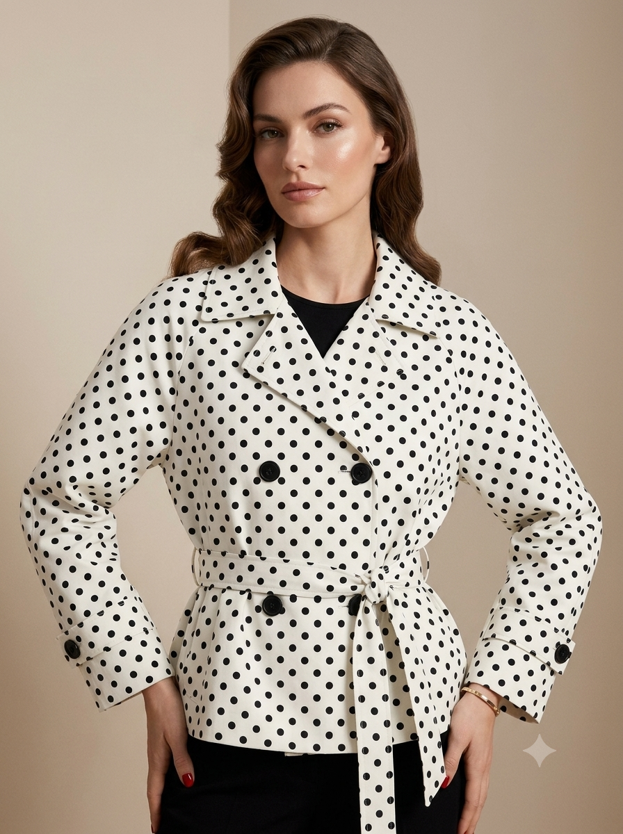 Chaqueta de polka dots