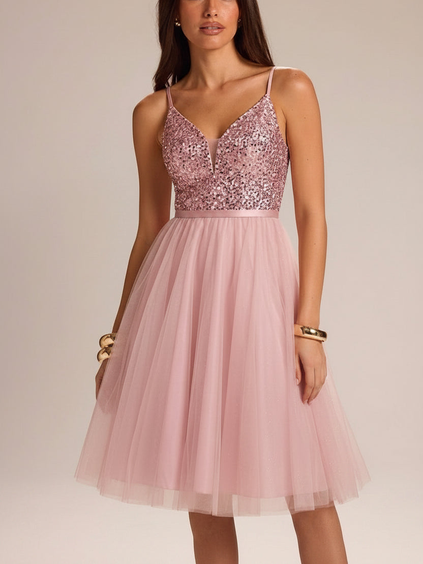Vestido Carmelia Rosa