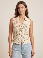 Chaleco estampado