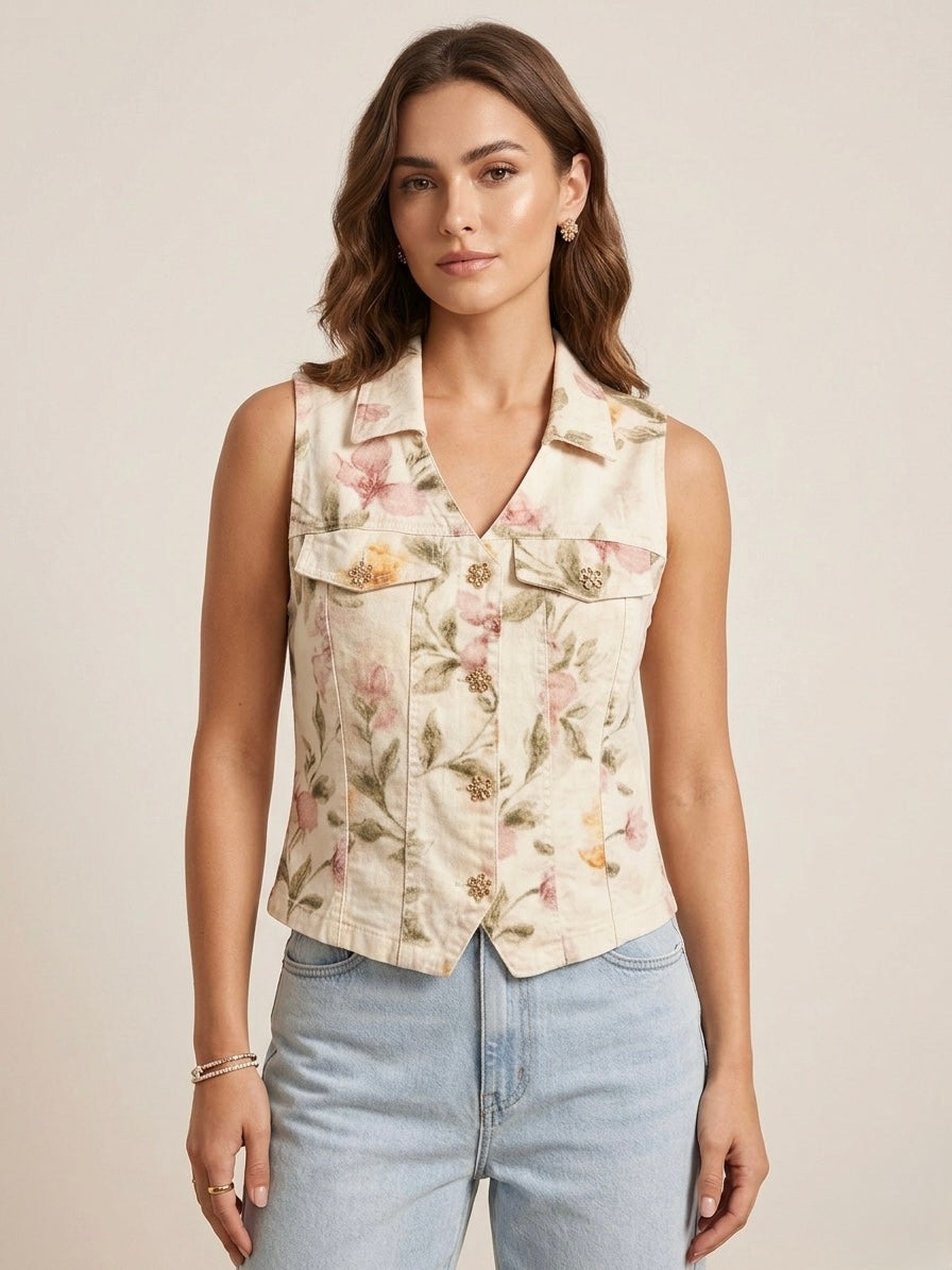 Chaleco estampado