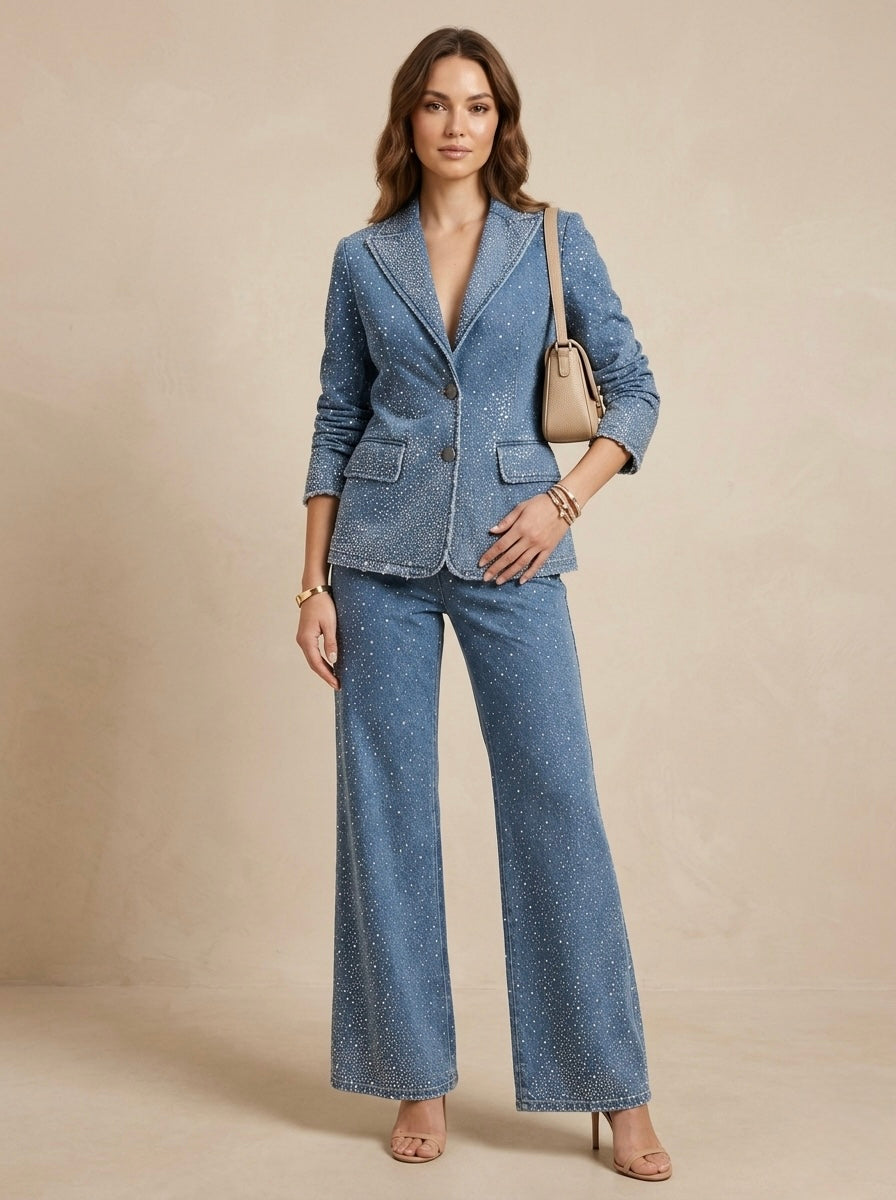 Conjunto de blazer y pantalon