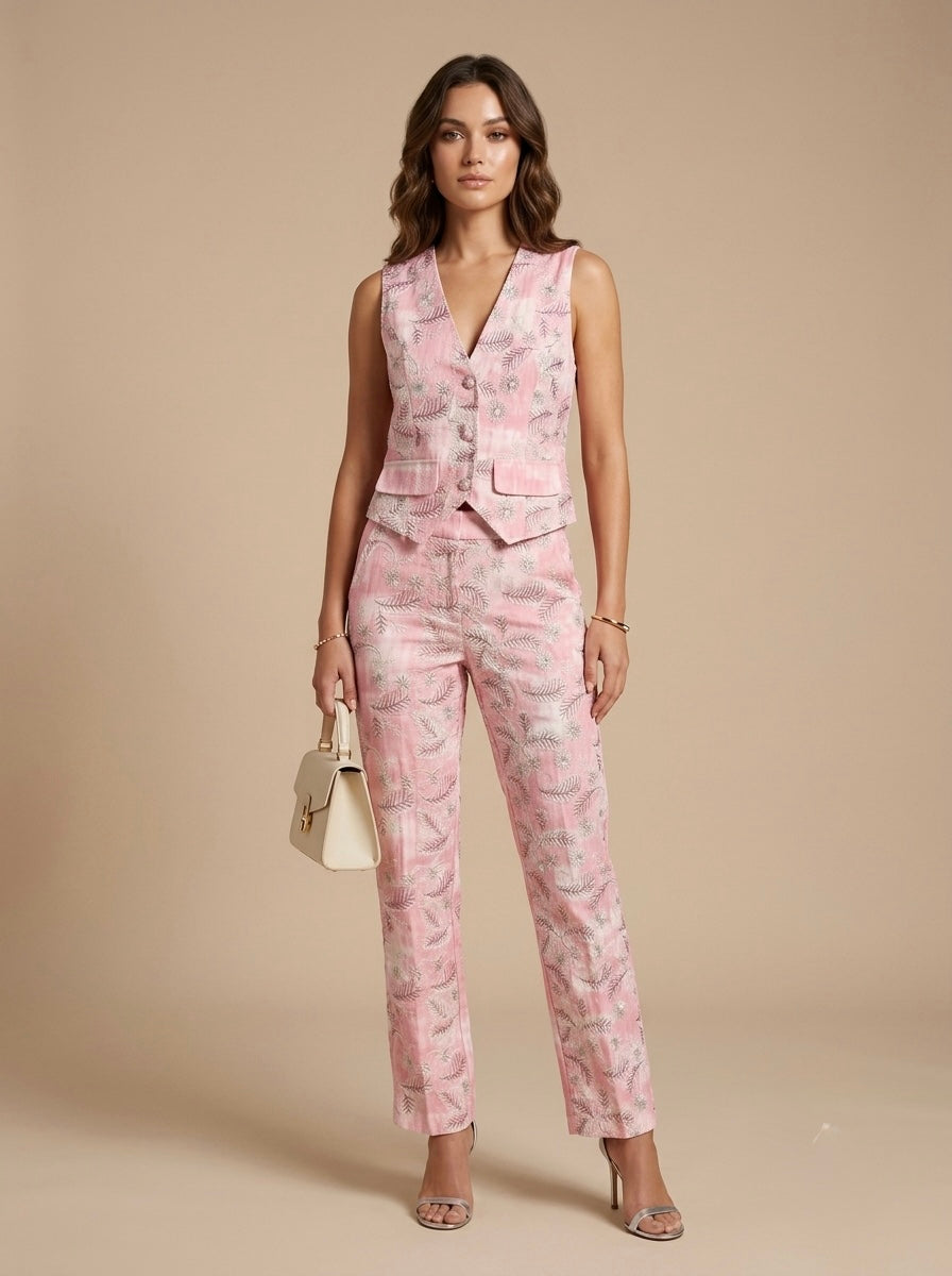 Conjunto de dos piezas rosa