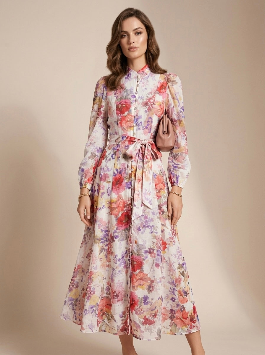 Vestido de manga larga